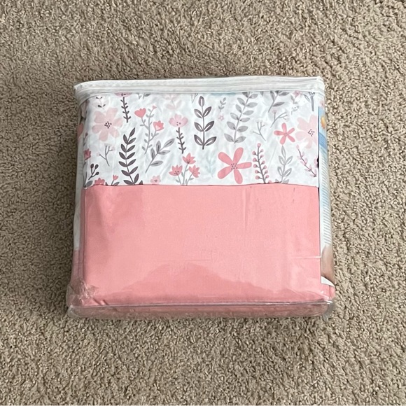 🆕 Little Love by NoJo Desert Flower Fox and Feathers 3 Piece Crib Beddin… - Picture 11 of 13